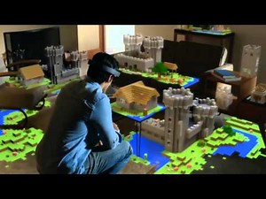 Microsofts 'Hololens' Windows 10 Holographic Demonstration