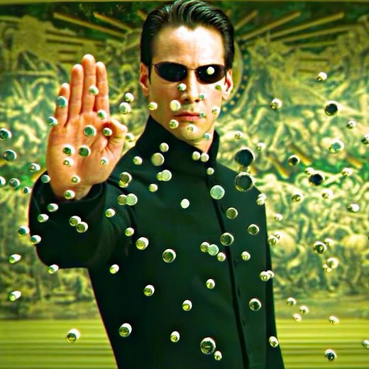 he Matrix Reloaded (2003) | He stopped the bullets with his mind.🖤🕴️ #edit