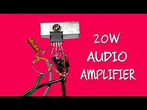 20W Audio amplifier circuit using TDA2030
