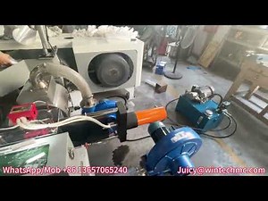 Plastics Recycling Machine,Air cooled Granulator, Low-temp pelletizing polyethylene plastic