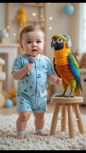 Dodi Dodi Dam: A Cute Baby Parrot Video