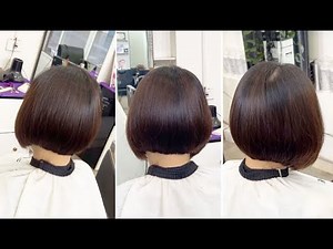 Beautiful Short Layered Bob Haircut Tutorial With Graduation Full Tutorial Steps