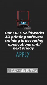 Apply for our FREE SolidWorks 3D printing software training today! https://docs.google.com/forms/d/e/1FAIpQLSc6ZKWyG7kjrpsMQthcqNqsPjAIn74rRp4AAkxOxM2QQ-JRaA/viewform #brevardadulted #adulted #manufacturing #SolidWorks #3dprinting #spacecoastfl #cocoaflorida | Brevard Adult Education - Brevard Public Schools
