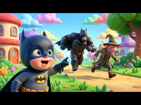 🦇 Batman Saved the Horse 🐴 | Old MacDonald Had a Farm | Song for Kids