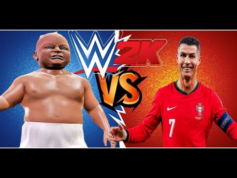 🔴wwe 2K25 live BIG baby the boss vs ronaldo🔥 #WWE2K25 #ShortsLive