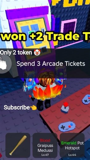 2 trade token #roblox #brainrot #Arcade event #____