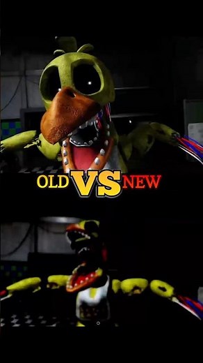 Chica OLD vs NEW Jumpscare 😱 #fnaf #scary