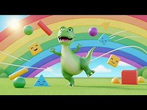 Learn Shapes with Dino | Fun Dinosaur Song for Toddlers & Preschoolers