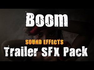 20 Boom Sound Effects Free | Trailer SFX Pack |Cinematic Booms