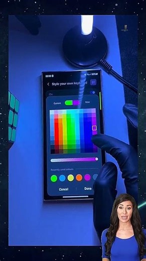 How to Enable This Keyboard Lighting on Samsung #samsungtips #samsungtricks #samsungtutorial