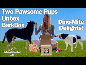 Exciting BarkBox Unboxing and Dog Taste Test - Review of the Jurassic World Themed Box!