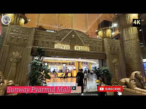Walking Around Sunway Pyramid Mall 🇲🇾 4k | Shopping Mall in Subang Jaya 2023