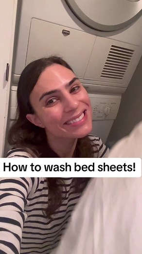 How to wash your sheets! #laundrytok #cleantok #fyp #cleaningtips #cleaningtiktok #sheets #bedsheets
