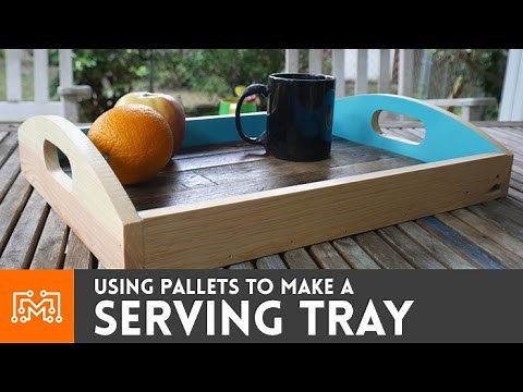 Serving Tray from Pallets // How-To | I Like To Make Stuff