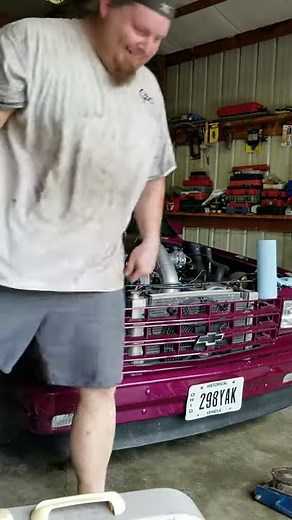 Comparing 400 lb to 600 lb springs on my s10 with qa1 coilover setup! Its heavy up front.