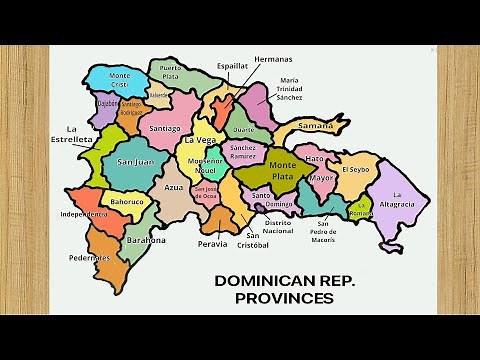 How to Draw Dominican Republic Map | Cómo Dibujar el Mapa Político de la República Dominicana