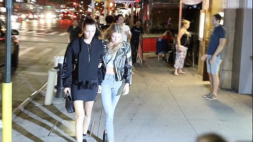 Bella Hadid and Stella Maxwell show off their model styles