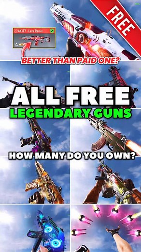 20K views · 499 reactions | All Free Mythic & Legendary guns in CODM | Strange One Gaming | Facebook