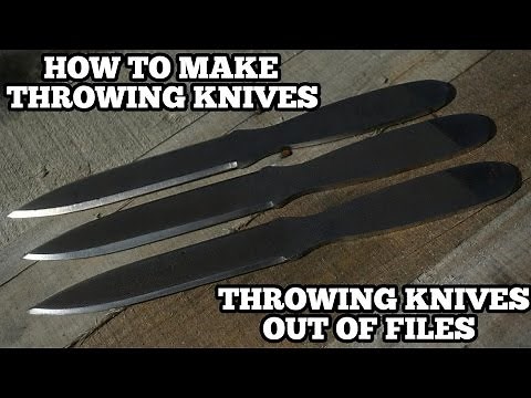 Throwing Knives - How To Make Throwing Knives - Knife Making
