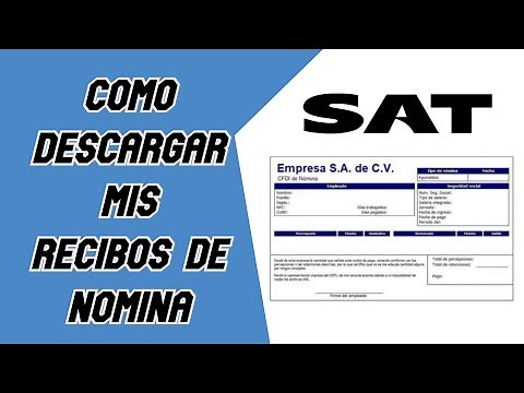 Como Descargar Mis Recibos de Nomina │SAT