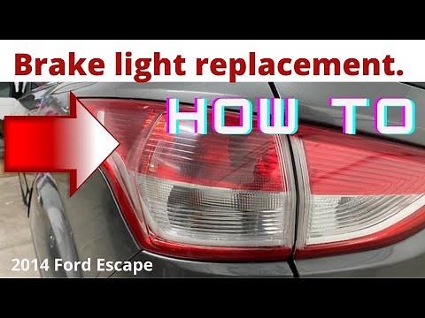 Ford Escape Brake/tail Light Replacement (2013-2017) Before facelift !