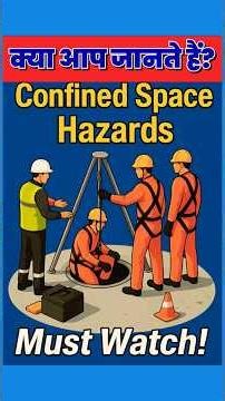 Confined space hazards || Common hazards in confined space