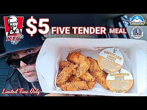 KFC® $5 Chicken Tender Meal Deal! | Is This The BEST Deal In Fast Food? 🐔💰 | theendorsement