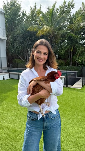 Julia Lemigova on Instagram: "It never stops in my house and I love it 🐓🐣#chickens 💖"