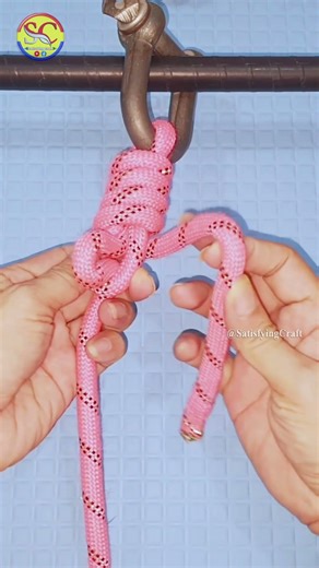 Knot rope tip diy at home 💡 Quick fix knot