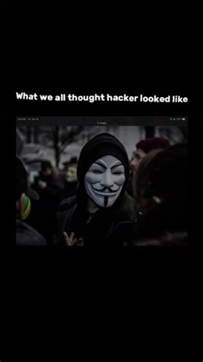 What we all thought hackers looked like