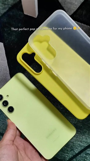Stylish Yellow Phone Cases for Samsung Devices