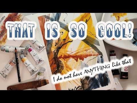 I'm giving Steve Mitchell's set of MaimeriBlu watercolors a go, and a couple Daniel Smith ones, too!