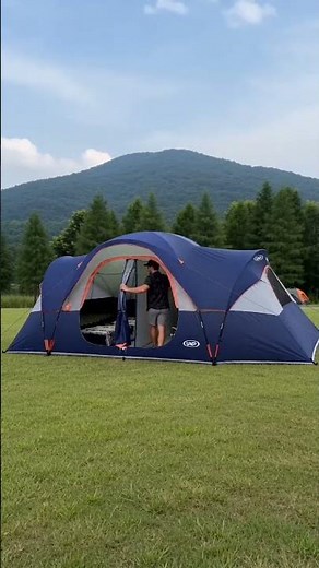 10-Person Tent Tour: Room for the Whole Crew.#unpoutdoor #unptent #familytent #10persontent