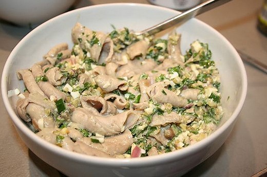 Fraise de veau sauce gribiche