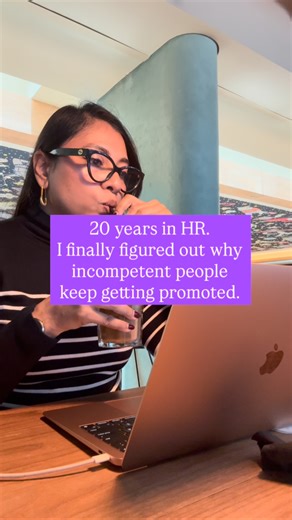 Lakshmi | Leadership Coach for Indian Expat women on Instagram: "20 years in HR. I finally figured out why incompetent people keep getting promoted. It’s not what you think. They’re not getting promoted because leadership is blind. They’re not getting promoted because the system is broken. They’re getting promoted because they understand something you don’t: **Promotions aren’t about competence.** **They’re about positioning.** I’ve sat in hundreds of promotion discussions. And here’s what actua