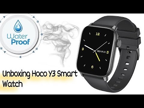Hoco Y3 smartwatch Unboxing and Review | how to connect Hoco smartwatch with phone #hoco