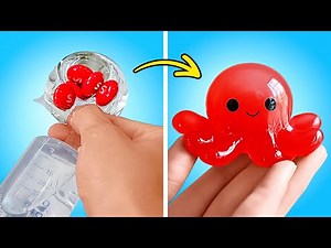 Bastle deine eigenen Fidgets zuhause 🎈🐙 Befriedigende Bastelideen