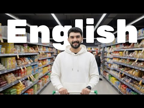 🛒Let's Learn English in a Supermarket | Comprehensible Input