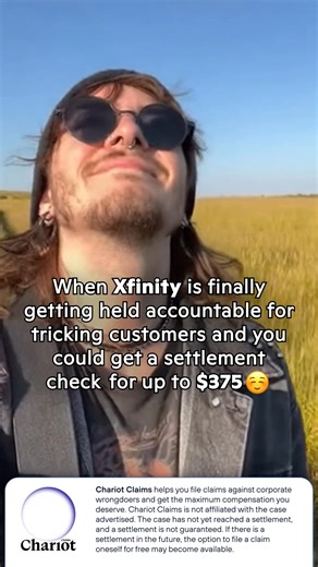 You may qualify for up to $375 from Xfinity. Check compensation 👉 | Chariot Claims