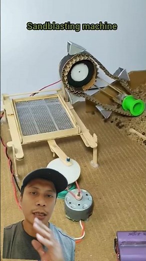 "Mini Sandblasting Machine DIY" #dcmotor #techdiy #miniproject #engineeringbasics