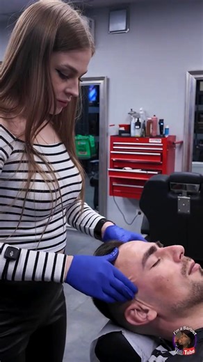 💈ASMR Haircut Uber Courier ✂️ Deep Sleep & Relax #barber #sleep #massage