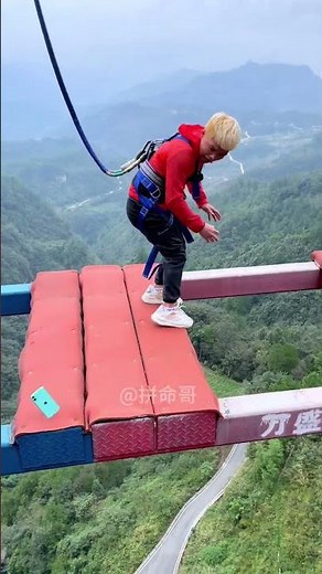 Bungee Jumping With Rope In Beautiful Place:Asmr Bungee Jumping