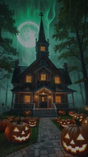 The Haunted House Under the Green Moon 🎃🌙 Enter If You Dare