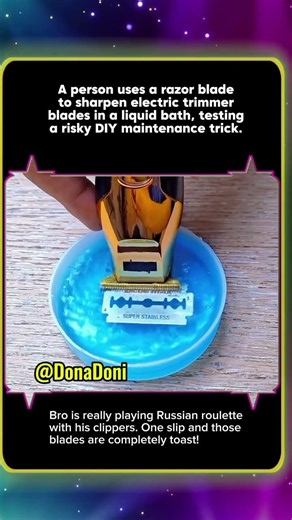 The Craziest Hair Trimmer Sharpening Hack You Have Ever Seen!