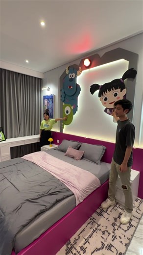 Transformasi Kamar Tidur Monster Inc yang Aesthetic