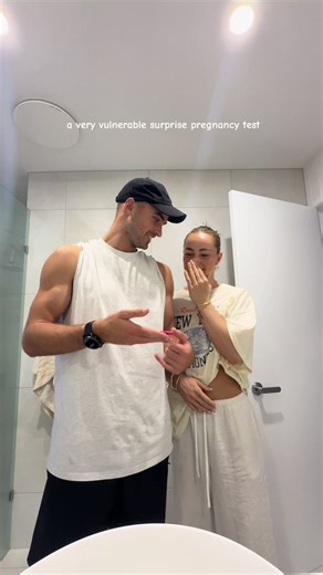 Vulnerable Surprise Pregnancy Test Reaction