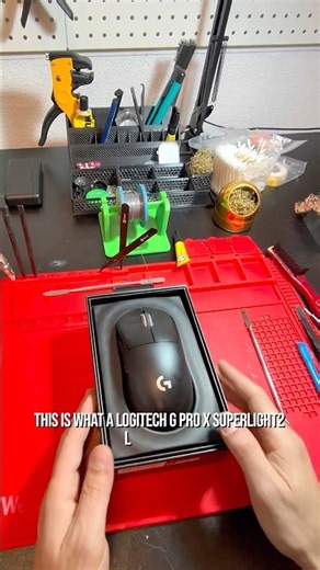 Inside the Logitech G Pro X Superlight 2 #gproxsuperlight #pov #fyp #gamingmouse #logitech