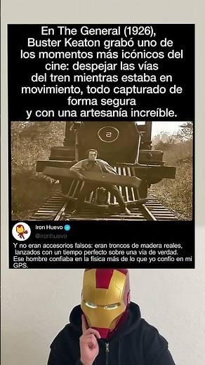 La acrobacia del tren de Buster Keaton en The General (1926) fue pura magia cinematográfica