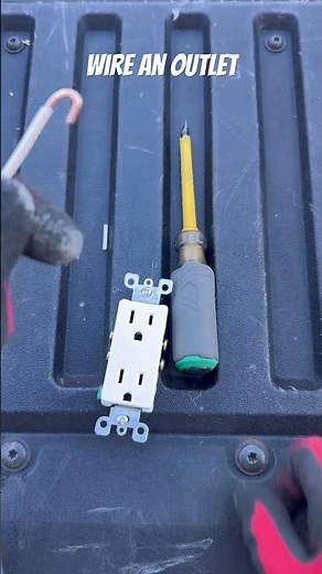 How to connect wires to an outlet