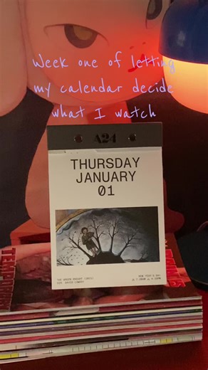 Weekly Movie Selection from A24 Calendar